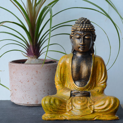 Resin Buddha Statue - 18cm