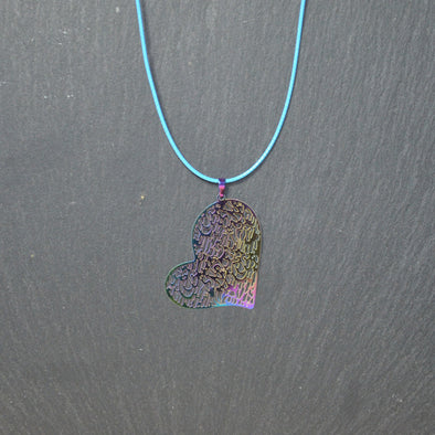Rainbow Heart Necklace