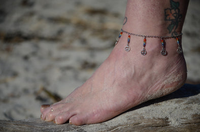 Peace Anklet